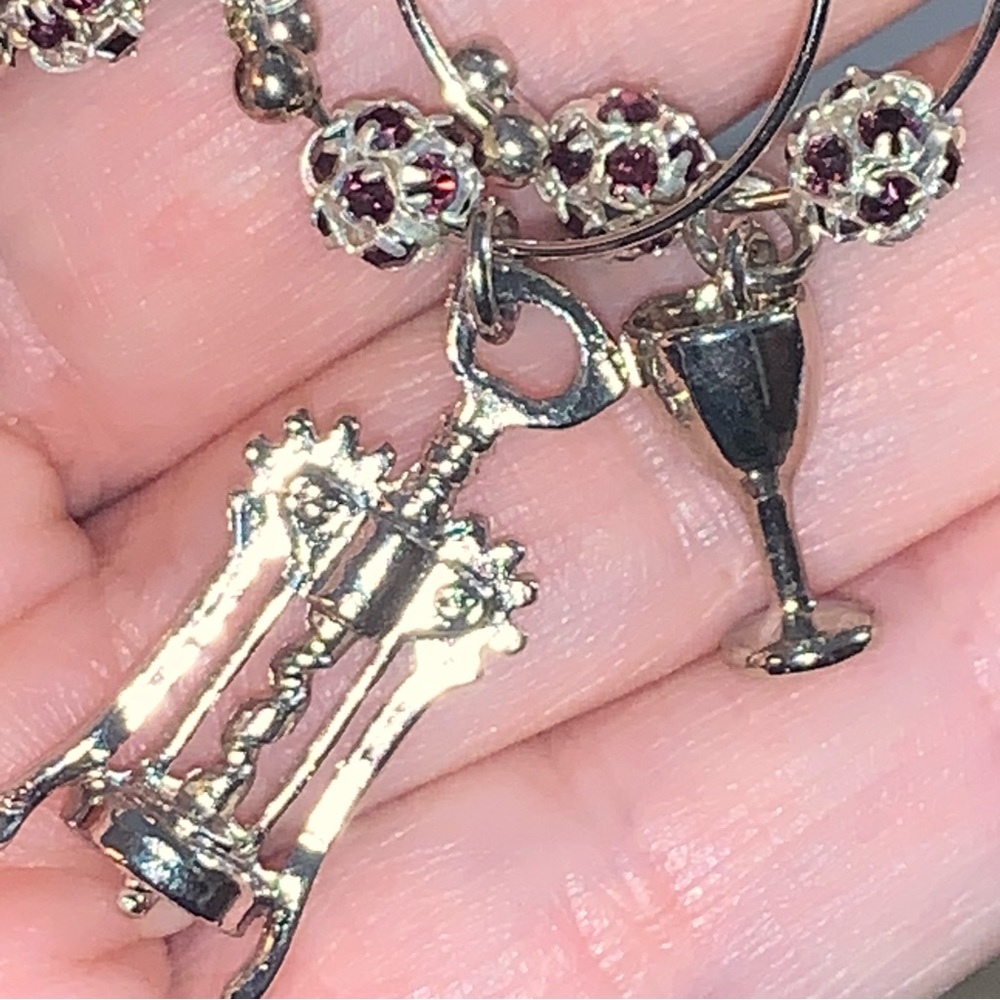 🔥4/$25🔥Wine charms set of 6